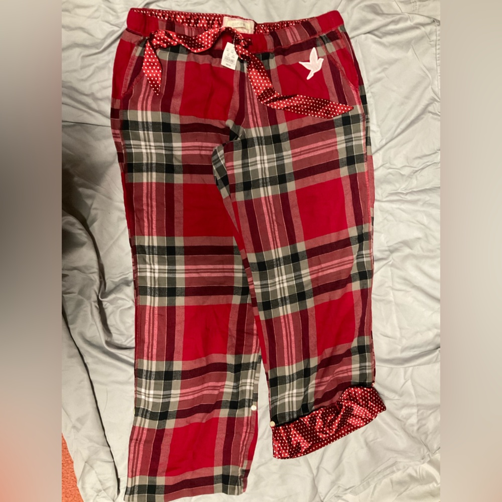 Victoria's Secret Red Plaid Pajama Pants
